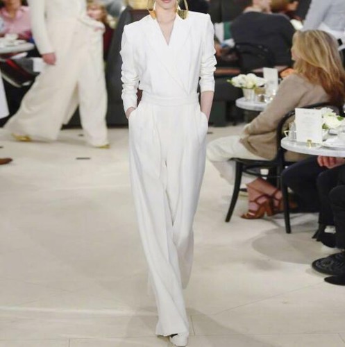 white formal jumpsuit